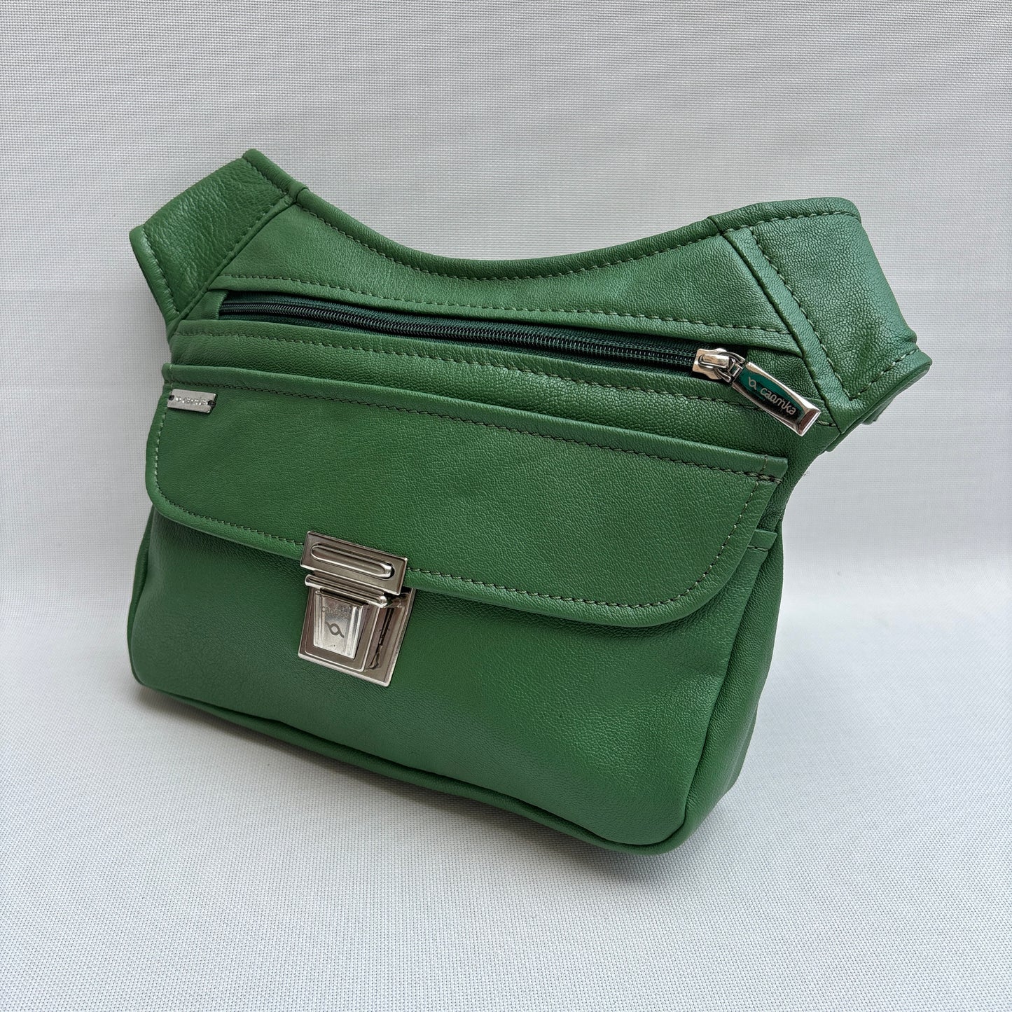 BioCuir Classic Black &amp; Silver BioCuir® Natural Leather Exclusive Piece No. 6678