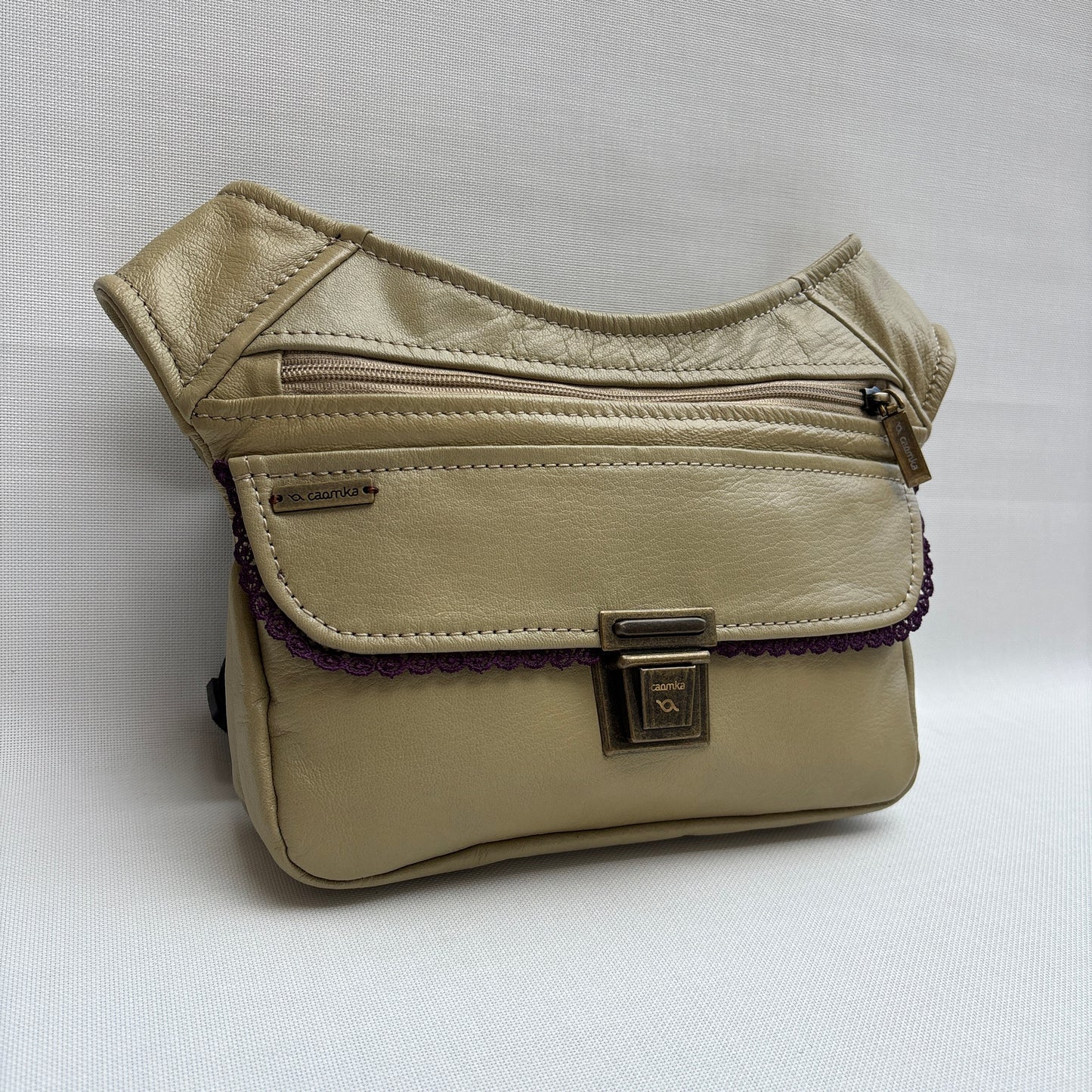 BioCuir Classic Black &amp; Silver BioCuir® Natural Leather Exclusive Piece No. 6678