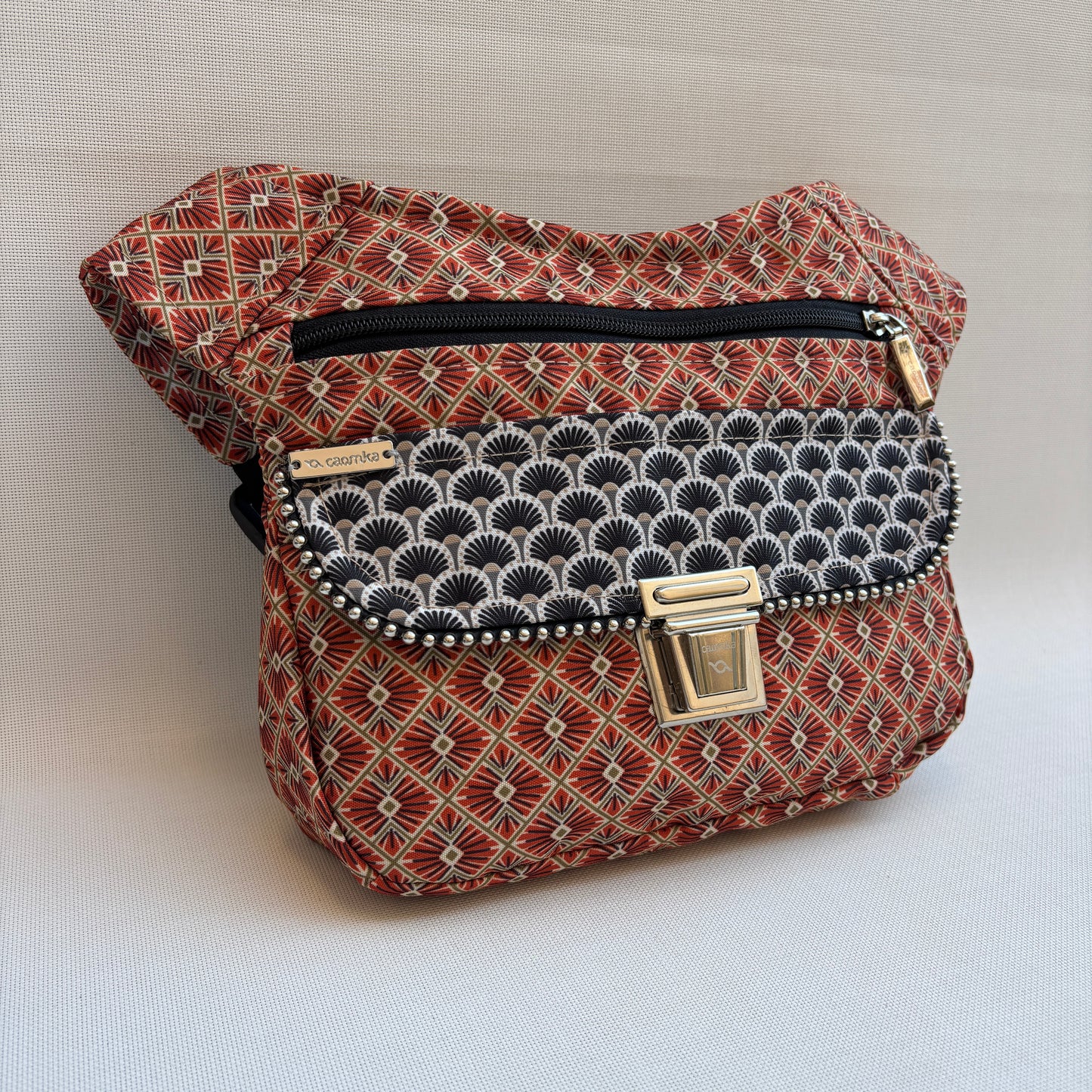 Riñonera "Special Japanese Waves" + Bolsillo trasero · Impermeable · Pieza Única Núm. 18320