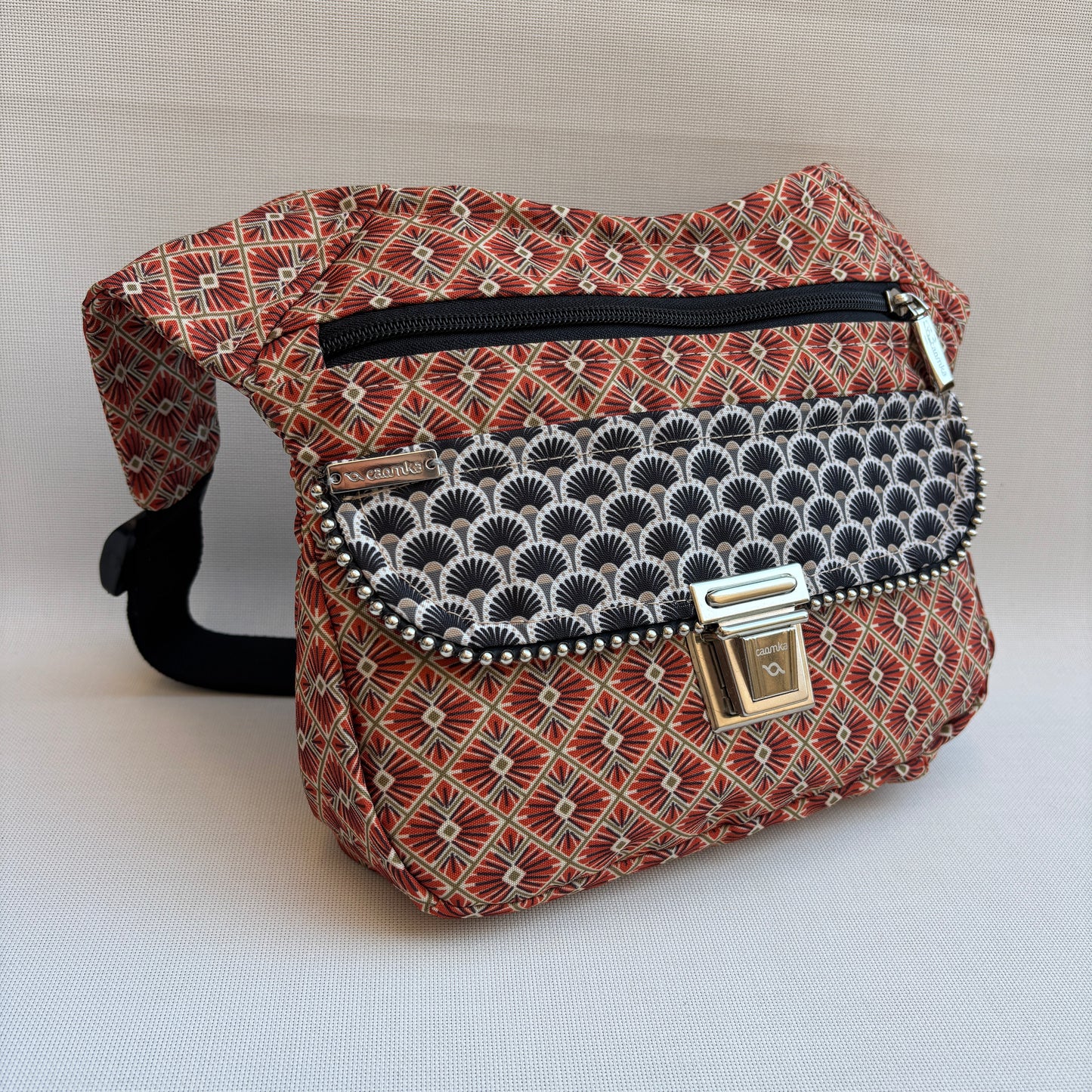 Riñonera "Special Japanese Waves" + Bolsillo trasero · Impermeable · Pieza Única Núm. 18320