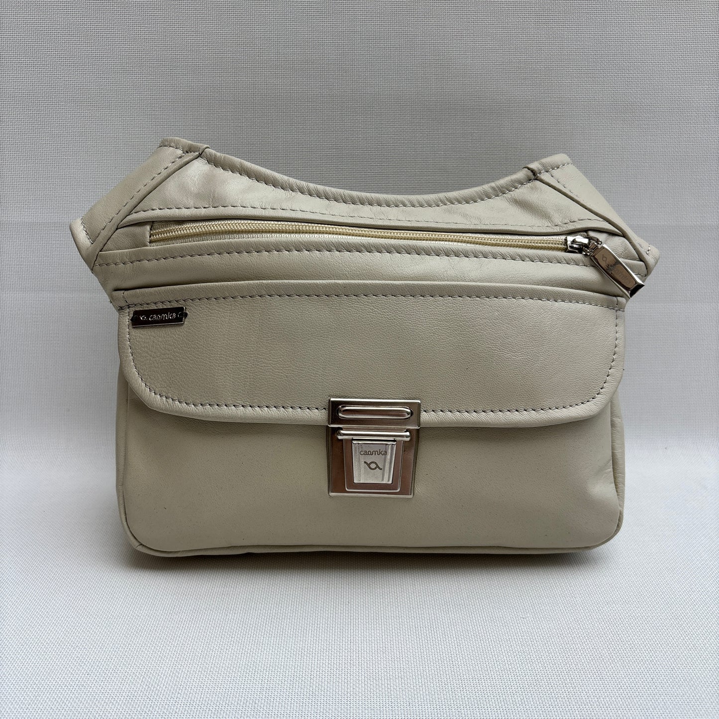 BioCuir Classic Black &amp; Silver BioCuir® Natural Leather Exclusive Piece No. 6678