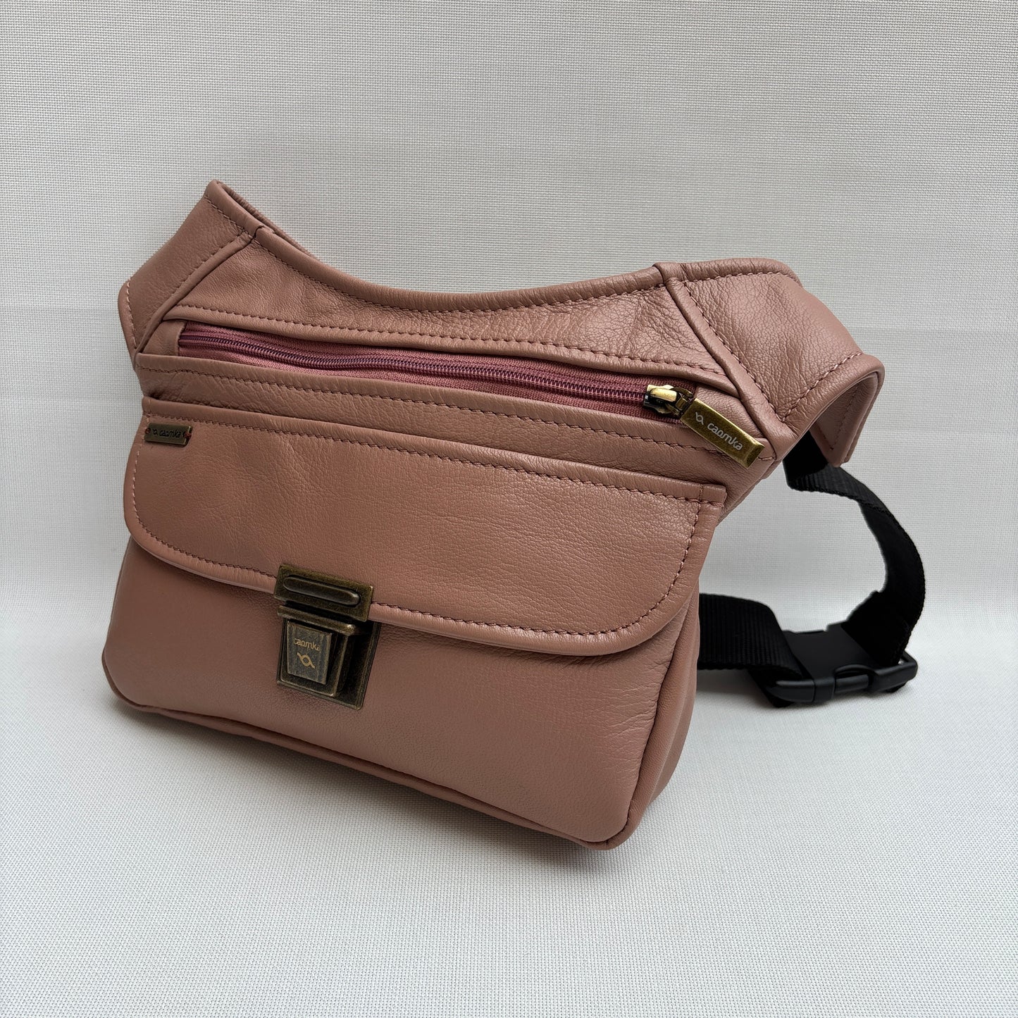 BioCuir Classic Black &amp; Silver BioCuir® Natural Leather Exclusive Piece No. 6678