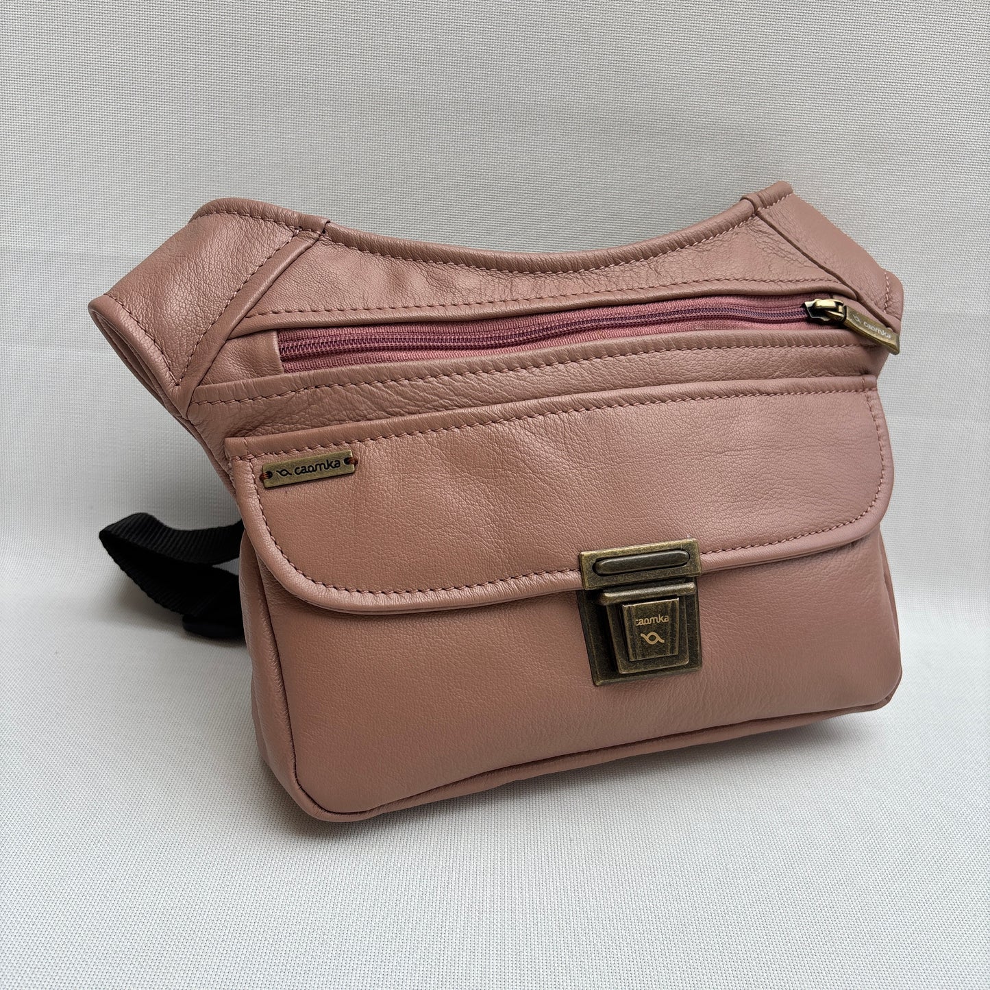 BioCuir Classic Black &amp; Silver BioCuir® Natural Leather Exclusive Piece No. 6678