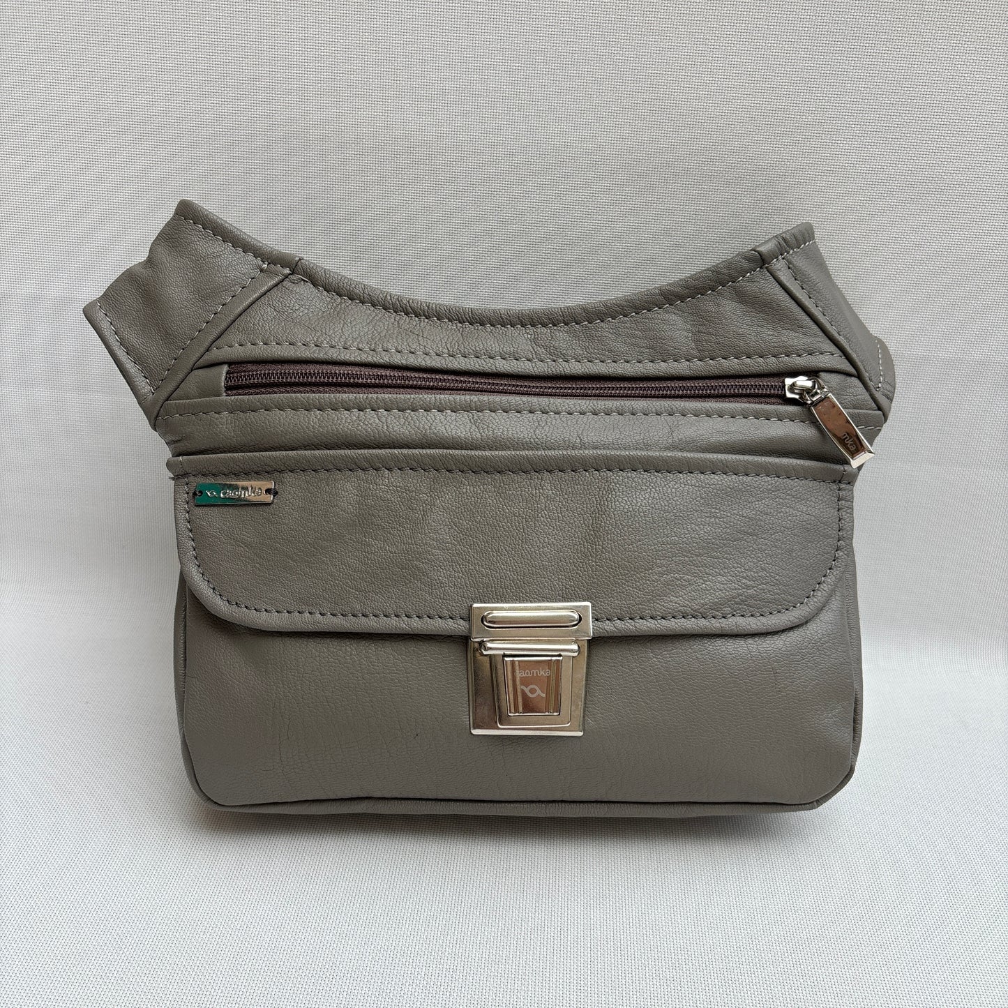 BioCuir Classic Black &amp; Silver BioCuir® Natural Leather Exclusive Piece No. 6678