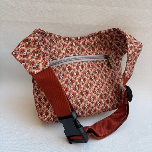 Riñonera "Special Japanese Waves" + Bolsillo trasero · Impermeable · Pieza Única Núm. 18295