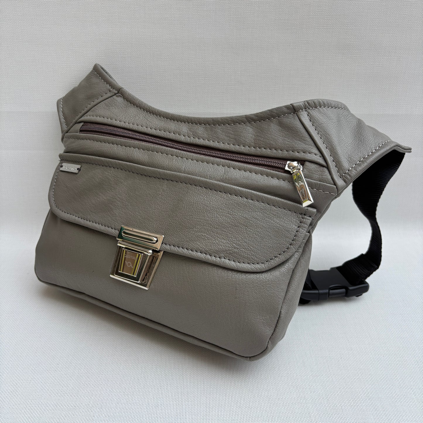 BioCuir Classic Black &amp; Silver BioCuir® Natural Leather Exclusive Piece No. 6678