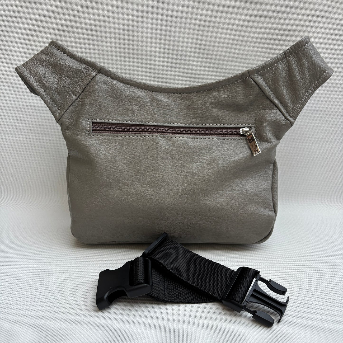 BioCuir Classic Black &amp; Silver BioCuir® Natural Leather Exclusive Piece No. 6678
