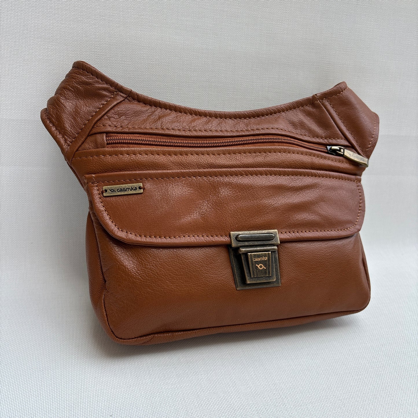 BioCuir Classic Black &amp; Silver BioCuir® Natural Leather Exclusive Piece No. 6678
