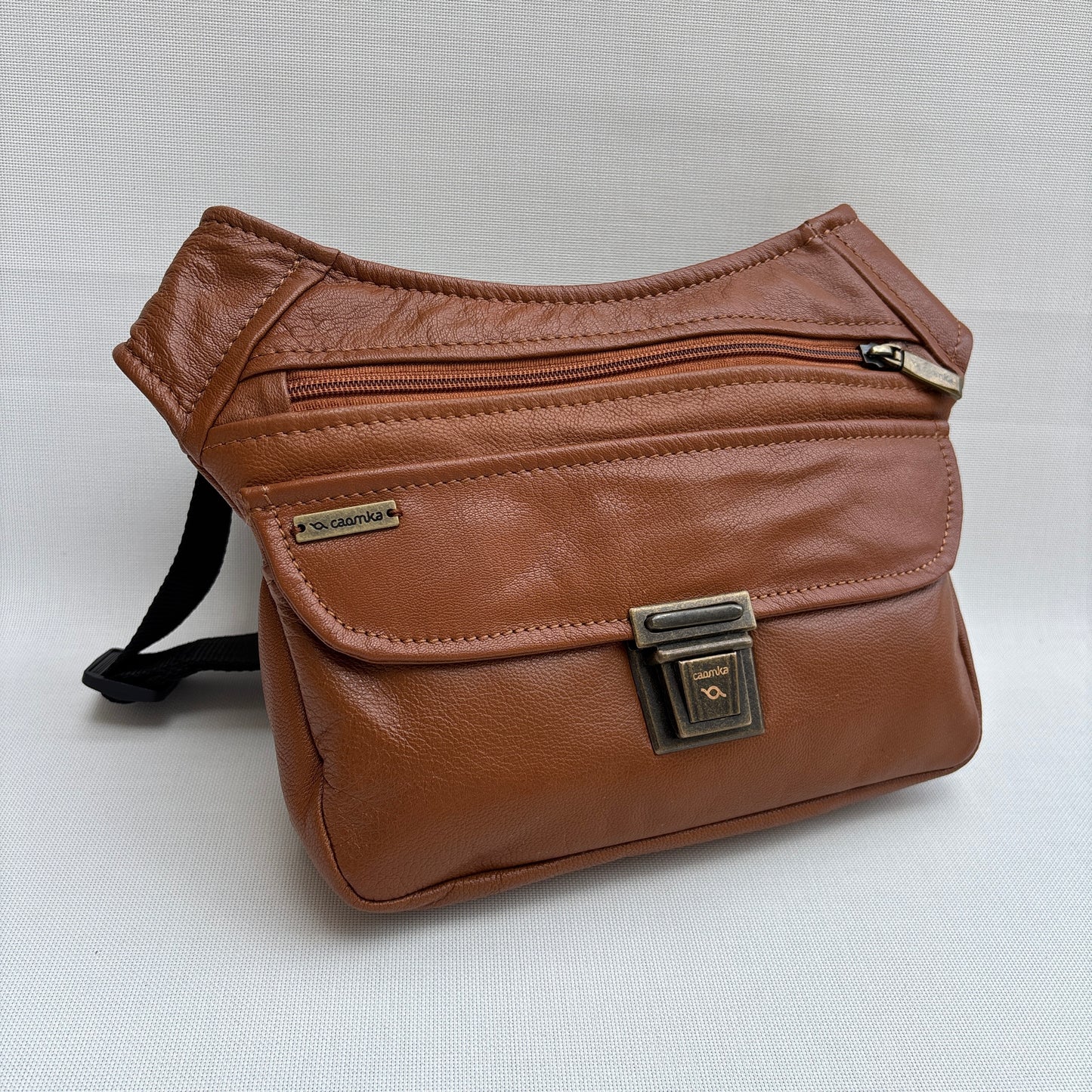 BioCuir Classic Black &amp; Silver BioCuir® Natural Leather Exclusive Piece No. 6678