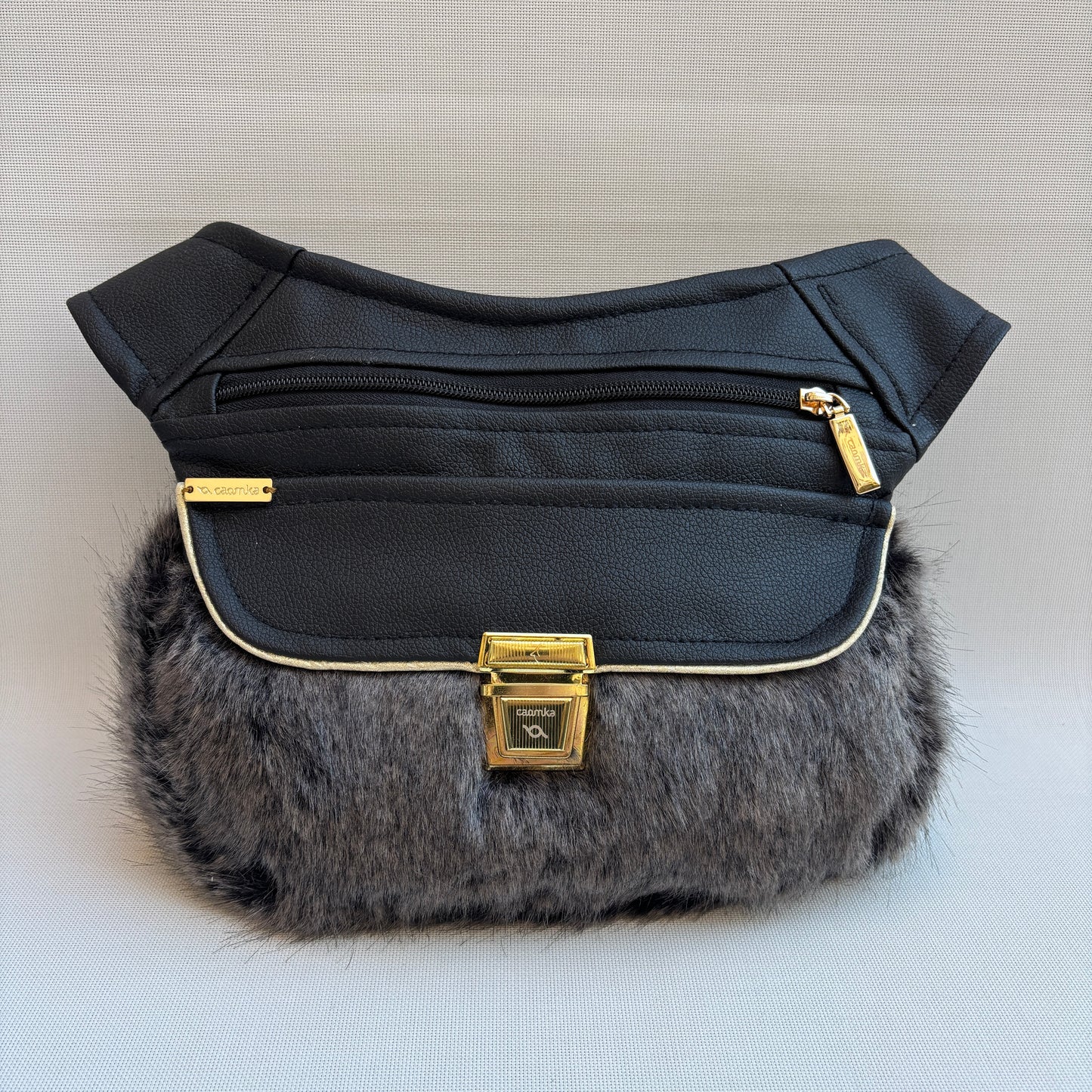 Riñonera "Elegant Luxury Cat Touch Top" · Polipiel · Pieza Única Núm. 18278