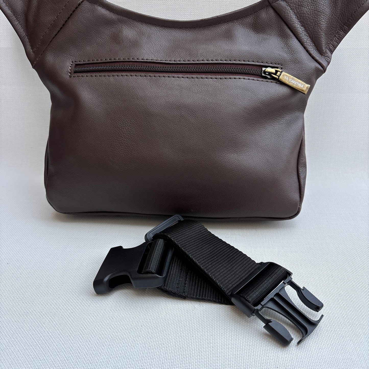 BioCuir Classic Black &amp; Silver BioCuir® Natural Leather Exclusive Piece No. 6678