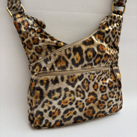 Bolso Bandolera Súper Caomka "Wild Velvet Leopard" · Pieza Única Núm. 19044