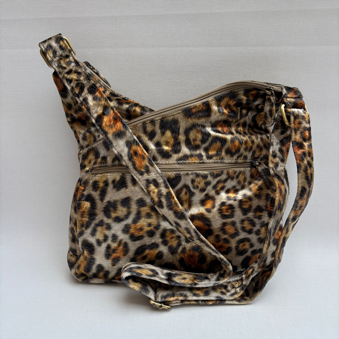 Bolso Bandolera Súper Caomka "Wild Velvet Leopard" · Pieza Única Núm. 19044