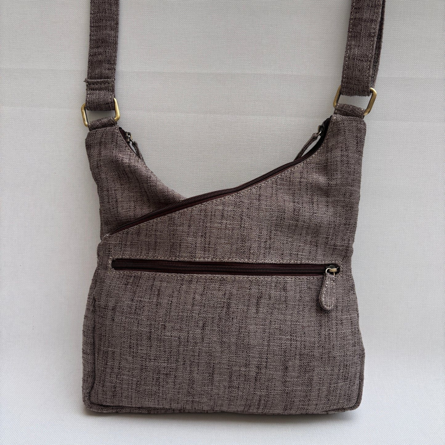 Bolso Bandolera Súper Caomka "Boho Fuego Tierra" · Pieza Única Núm. 19043