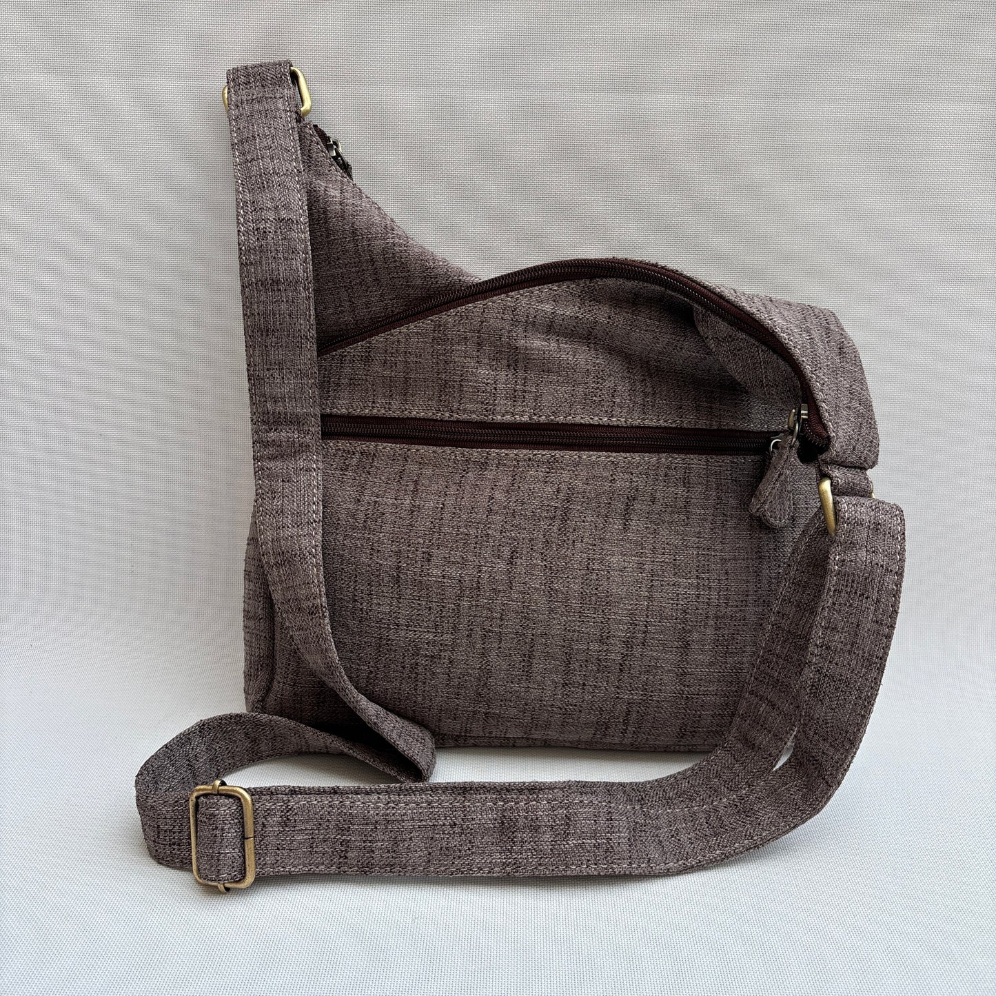 Bolso Bandolera Súper Caomka "Boho Fuego Tierra" · Pieza Única Núm. 19043