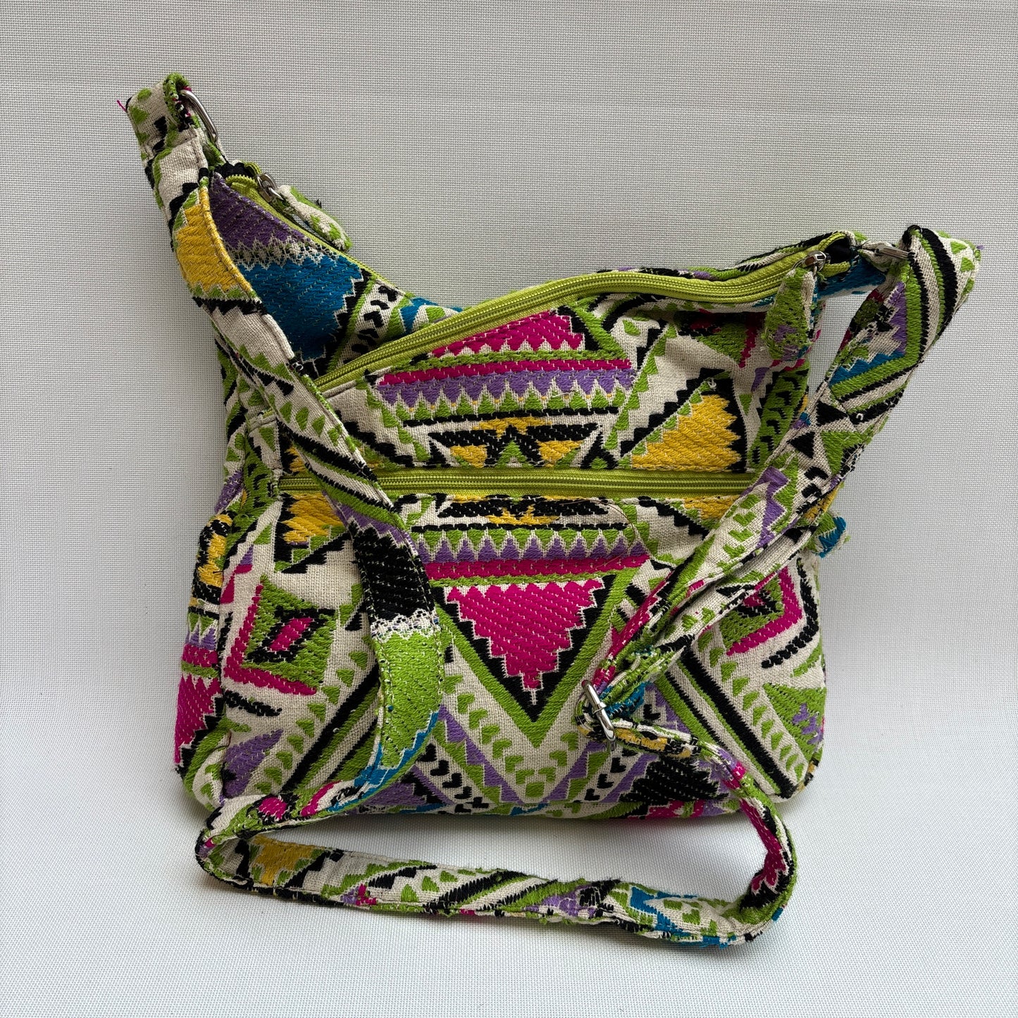 Bolso Bandolera Súper Caomka "Tribal Fresh”" · Pieza Única Núm. 19051