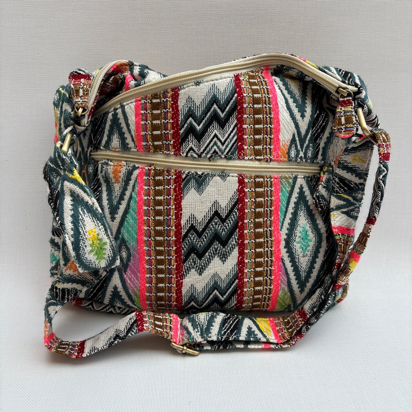 Bolso Bandolera Súper Caomka "Boho Urban Mix" · Pieza Única Núm. 19052