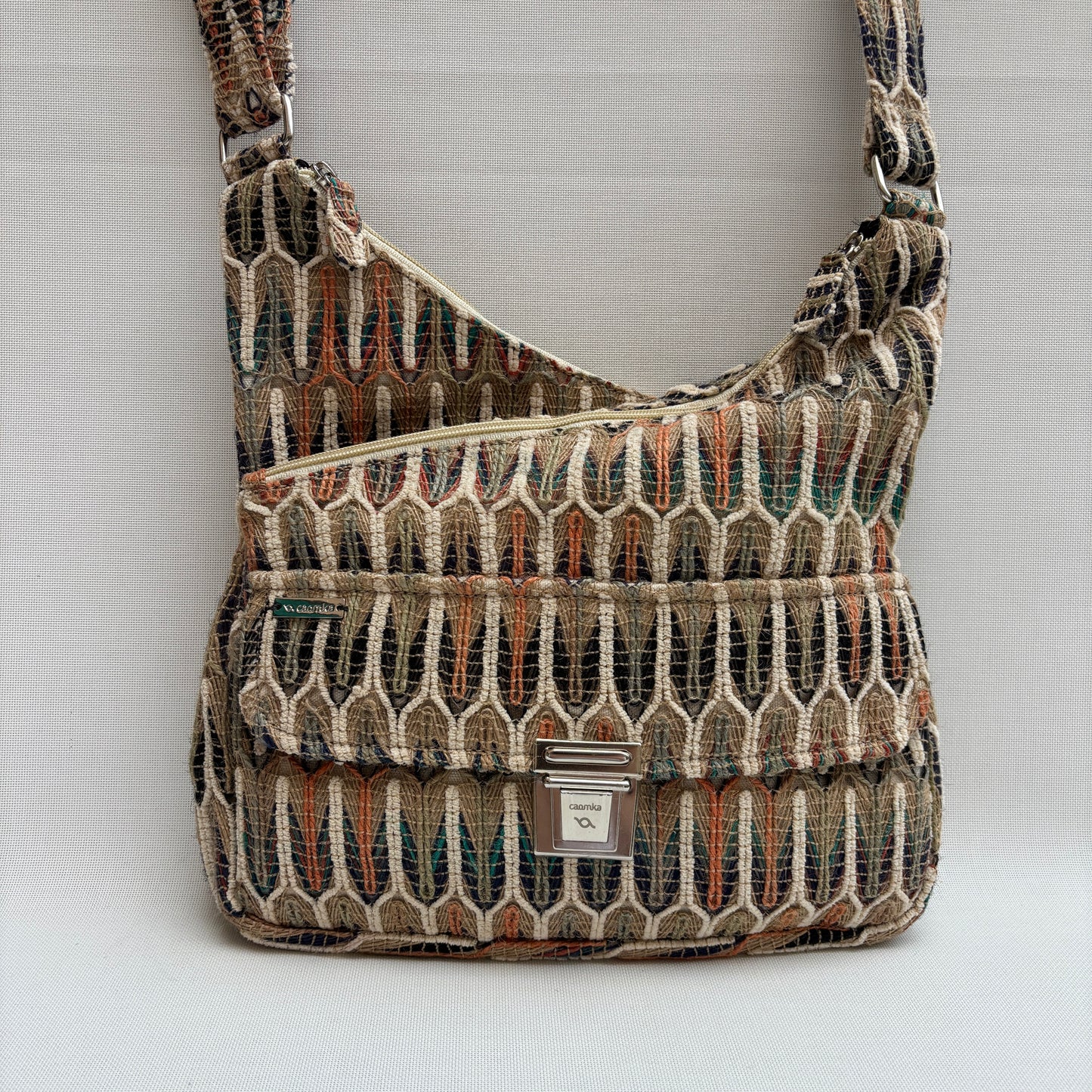 Bolso Bandolera Súper Caomka "Raíces Salvajes" · Pieza Única Núm. 19045