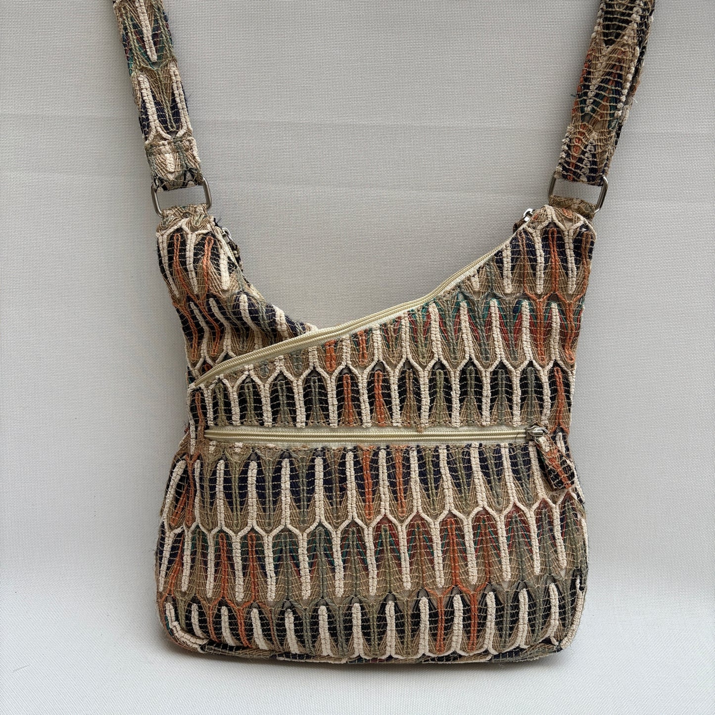 Bolso Bandolera Súper Caomka "Raíces Salvajes" · Pieza Única Núm. 19045