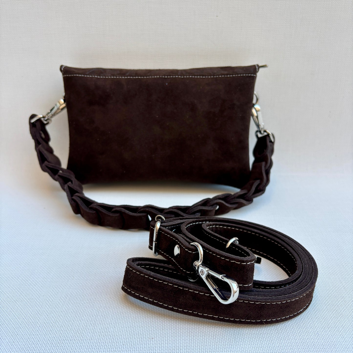 Riñonera multifunción ELEGANT NANO "Brown" · Piel · Pieza Exclusiva Núm. 18317