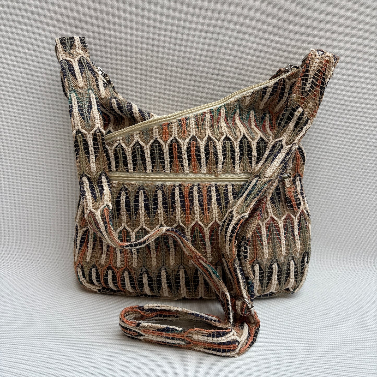 Bolso Bandolera Súper Caomka "Raíces Salvajes" · Pieza Única Núm. 19045