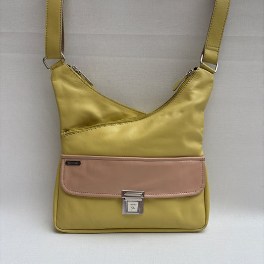 Bolso Bandolera Súper Caomka "Lemon Blush" · Piel · Pieza Única Núm. 19046