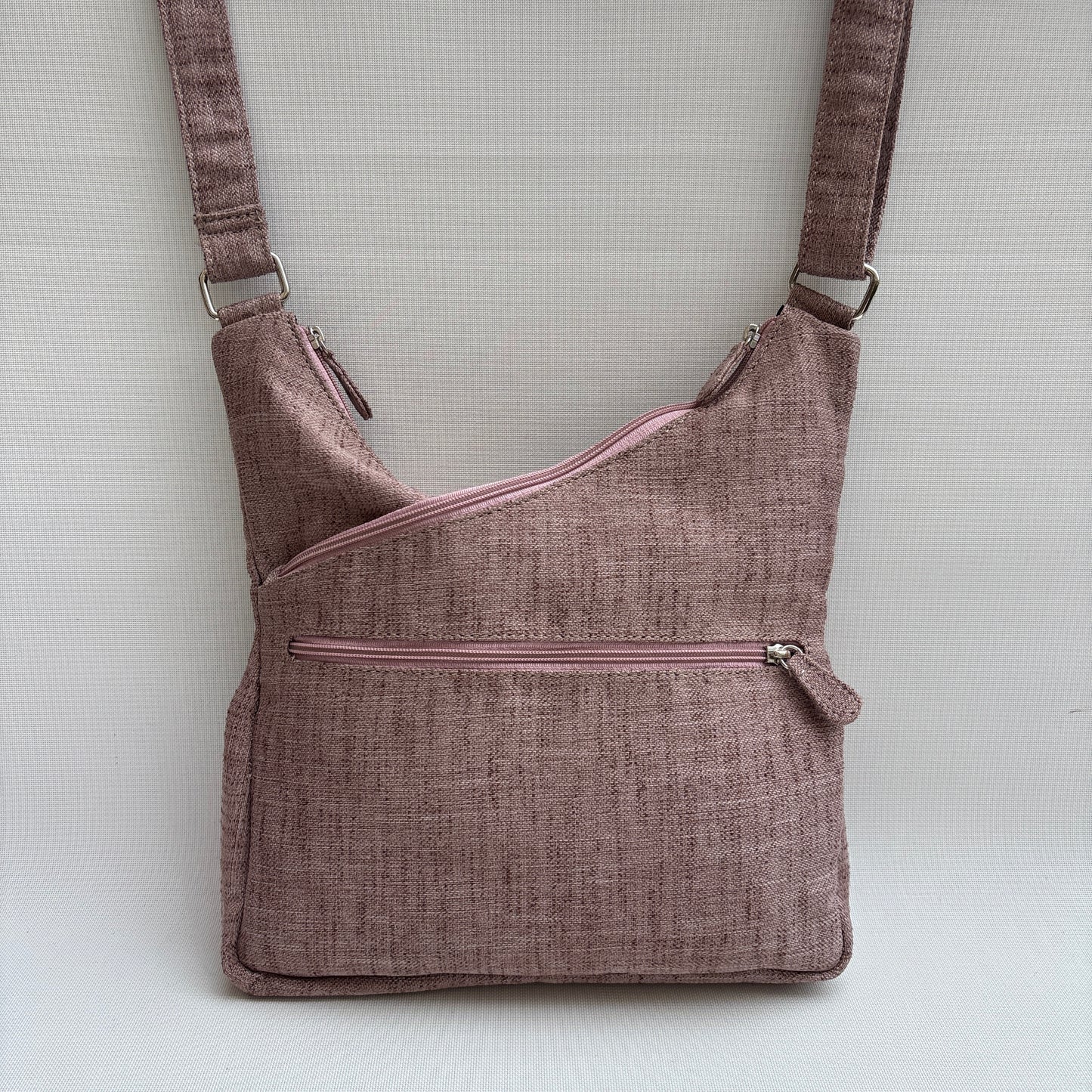 Bolso Bandolera Súper Caomka "Rosa Tribal Glow" · Pieza Única Núm. 19053