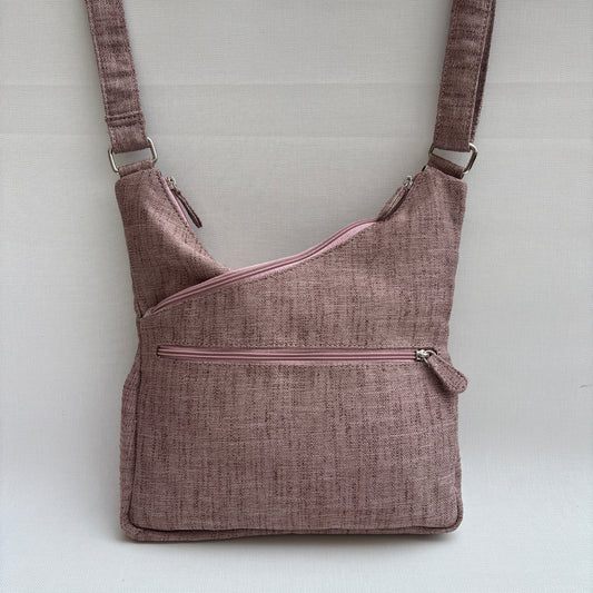 Bolso Bandolera Súper Caomka "Rosa Tribal Glow" · Pieza Única Núm. 19053