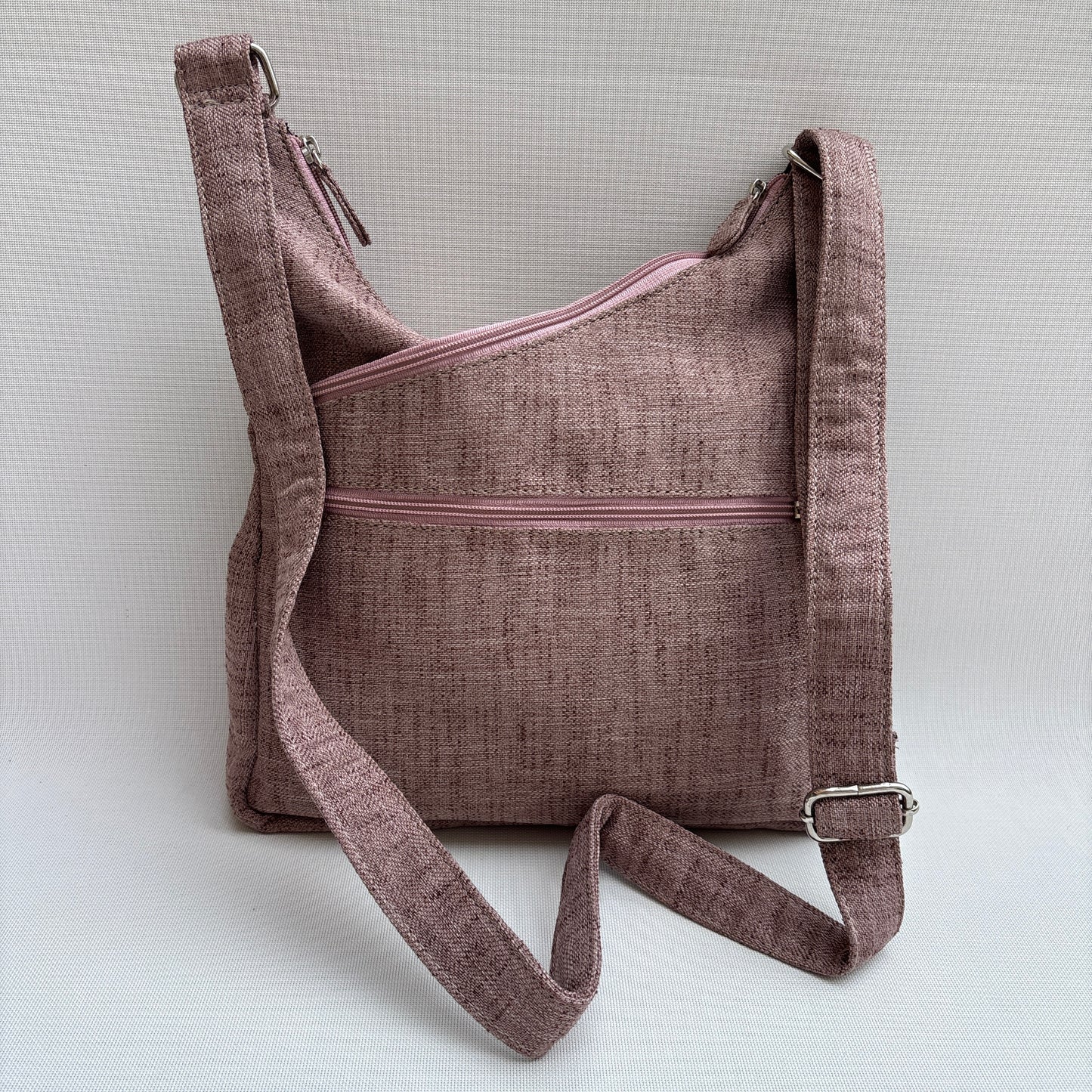 Bolso Bandolera Súper Caomka "Rosa Tribal Glow" · Pieza Única Núm. 19053