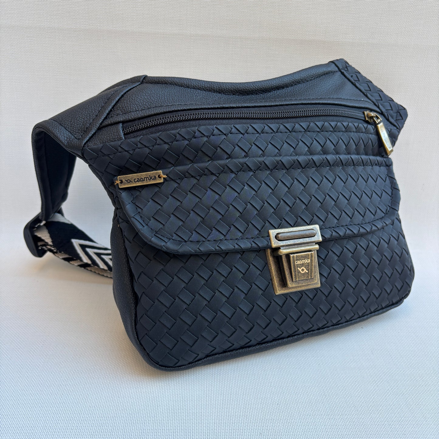 Riñonera "Special Black Top" · Polipiel · Pieza única Núm. 18334