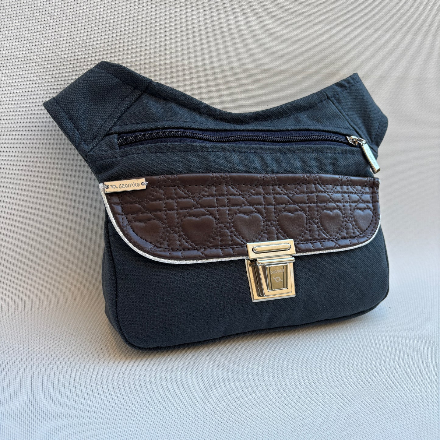 Riñonera "Special Hearts" + Bolsillo trasero · Pieza Única Núm. 18337