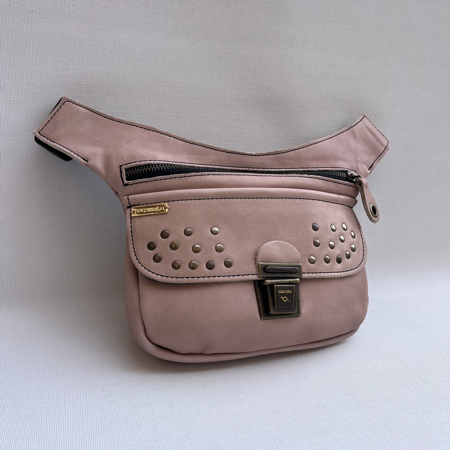 Premium Pink & Old Gold · Piel natural BioCuir® · Pieza Exclusiva Núm. 15034