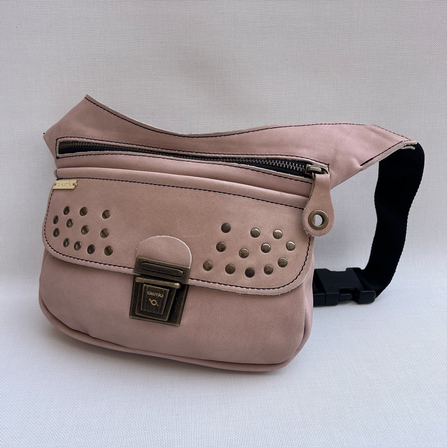 Premium Pink & Old Gold · Piel natural BioCuir® · Pieza Exclusiva Núm. 15034