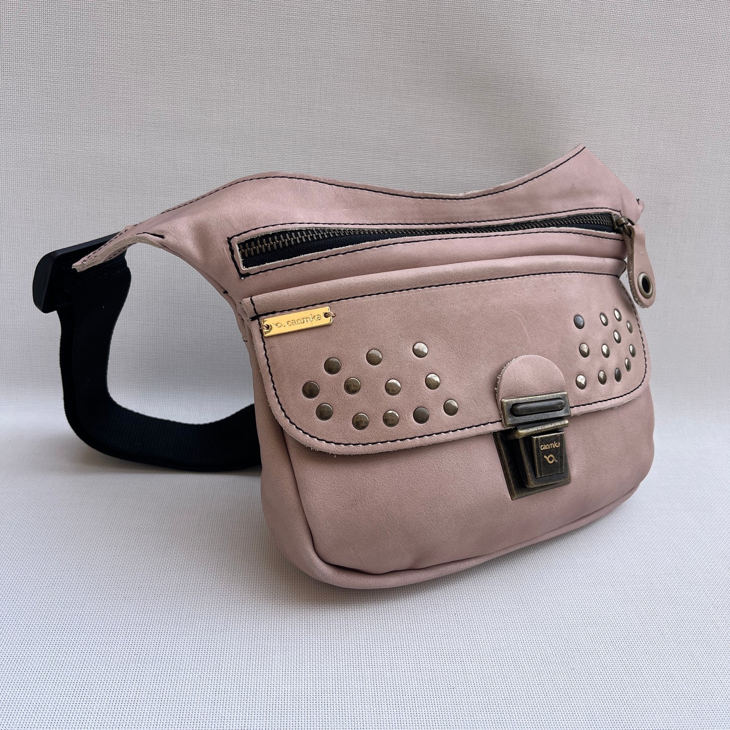 Premium Pink & Old Gold · Piel natural BioCuir® · Pieza Exclusiva Núm. 15034