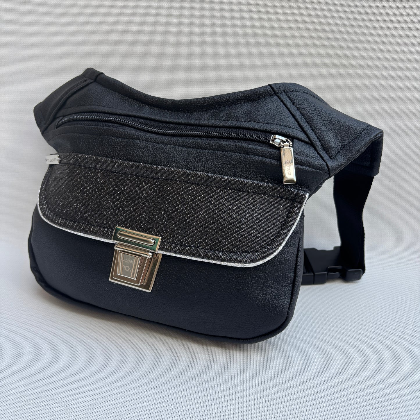 Riñonera "Elegant Party Nigth" + Bolsillo trasero · Polipiel · Pieza Única Núm. 17676