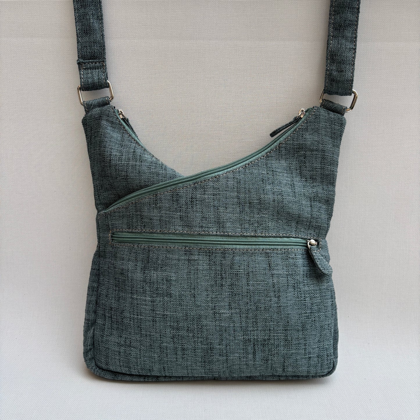 Bolso Bandolera Súper Caomka "Forest Bloom" · Pieza Única Núm. 19058
