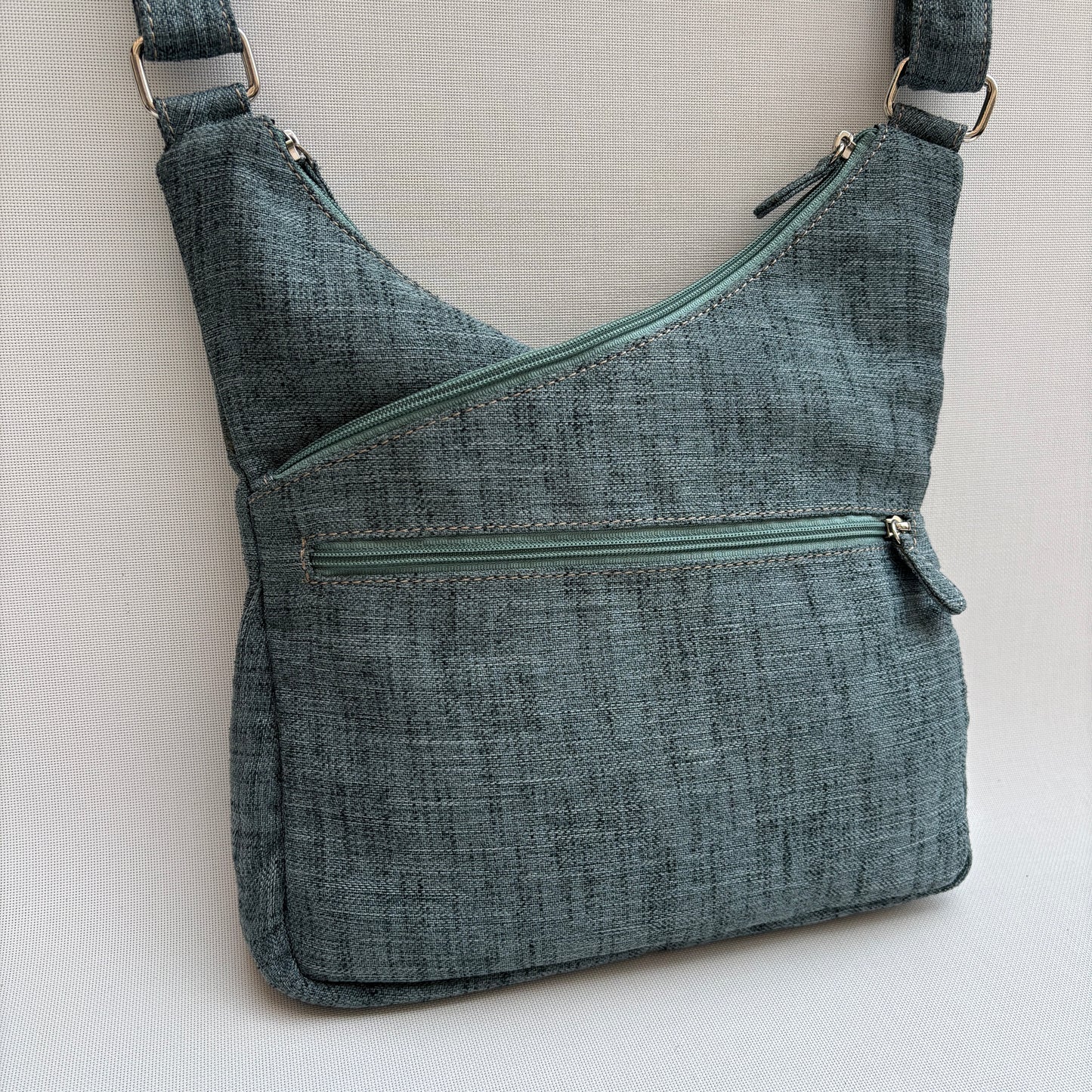 Bolso Bandolera Súper Caomka "Forest Bloom" · Pieza Única Núm. 19058