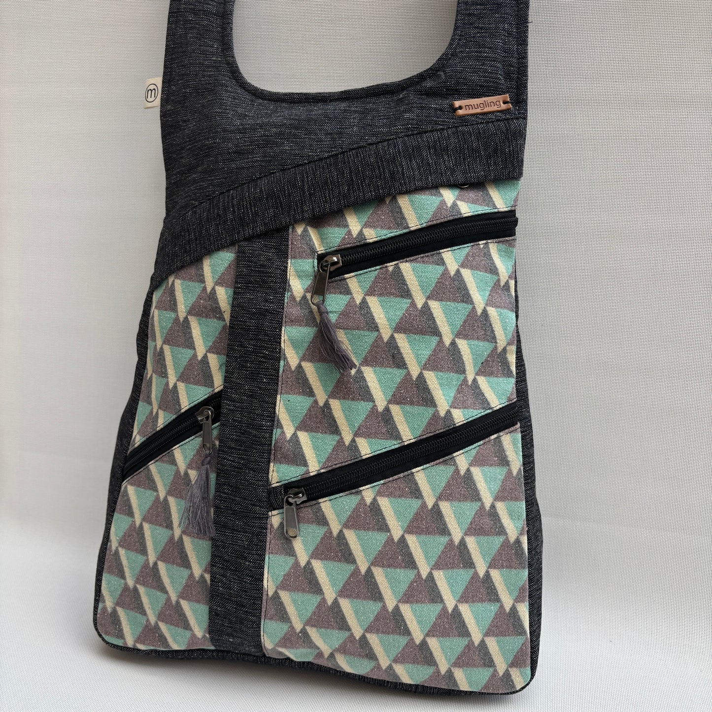 Mochila Multibolsillos Antirrobo "Patchwork" · Pieza núm. 17634