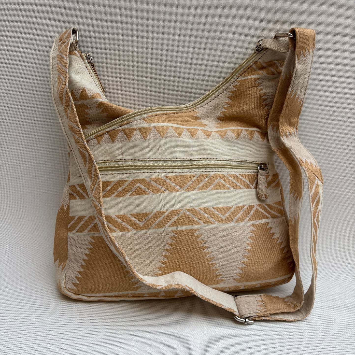 Bolso Bandolera Súper Caomka "Desert Geometry" · Pieza Única Núm. 19059