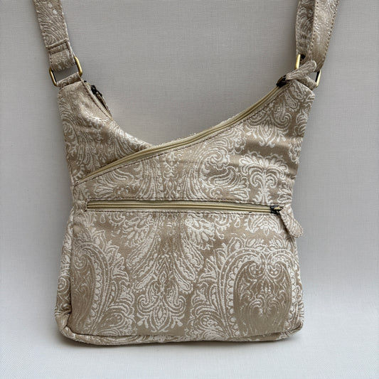 Bolso Bandolera Súper Caomka "Ivory Heritage" · Pieza Única Núm. 19061