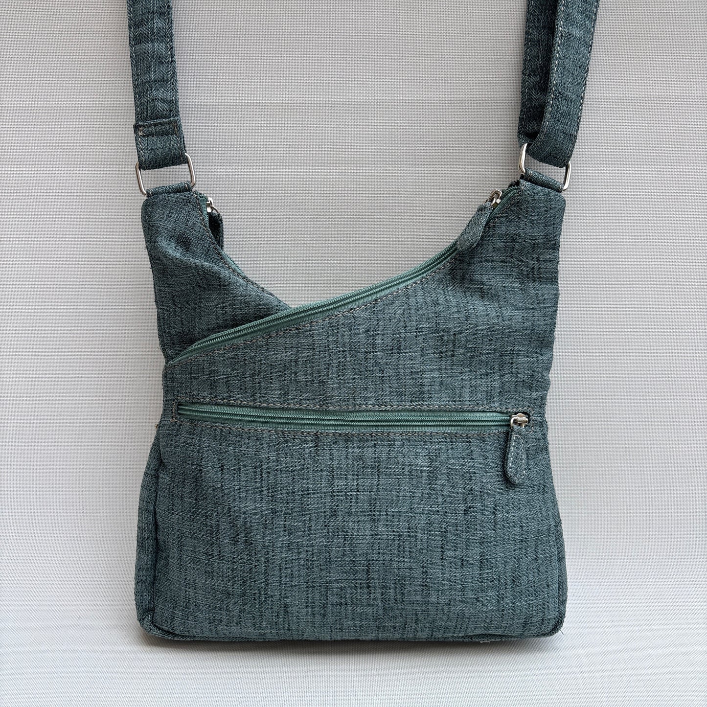 Bolso Bandolera Súper Caomka "Blue Heritage" · Pieza Única Núm. 19048