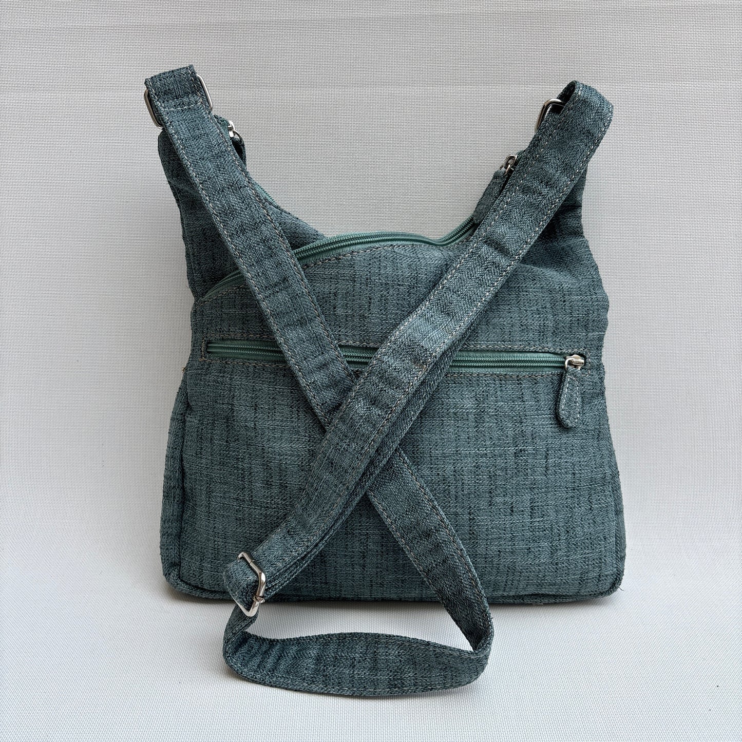 Bolso Bandolera Súper Caomka "Blue Heritage" · Pieza Única Núm. 19048