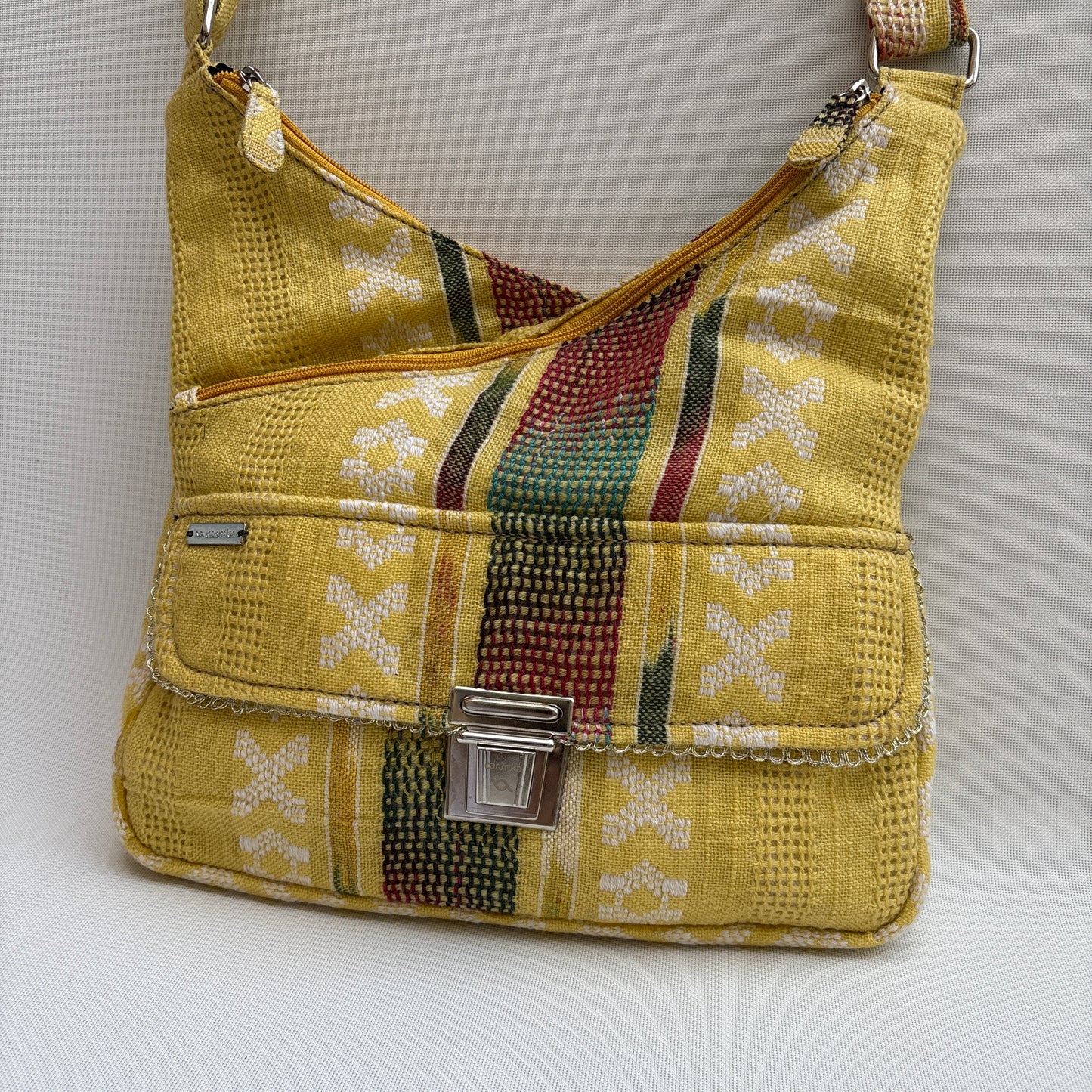 Bolso Bandolera Súper Caomka "Golden Nomad Sun" · Pieza Única Núm. 19041