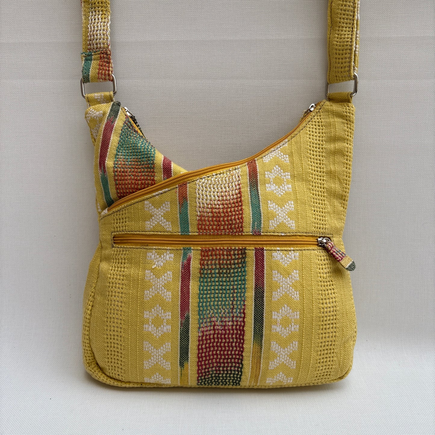 Bolso Bandolera Súper Caomka "Golden Nomad Sun" · Pieza Única Núm. 19041