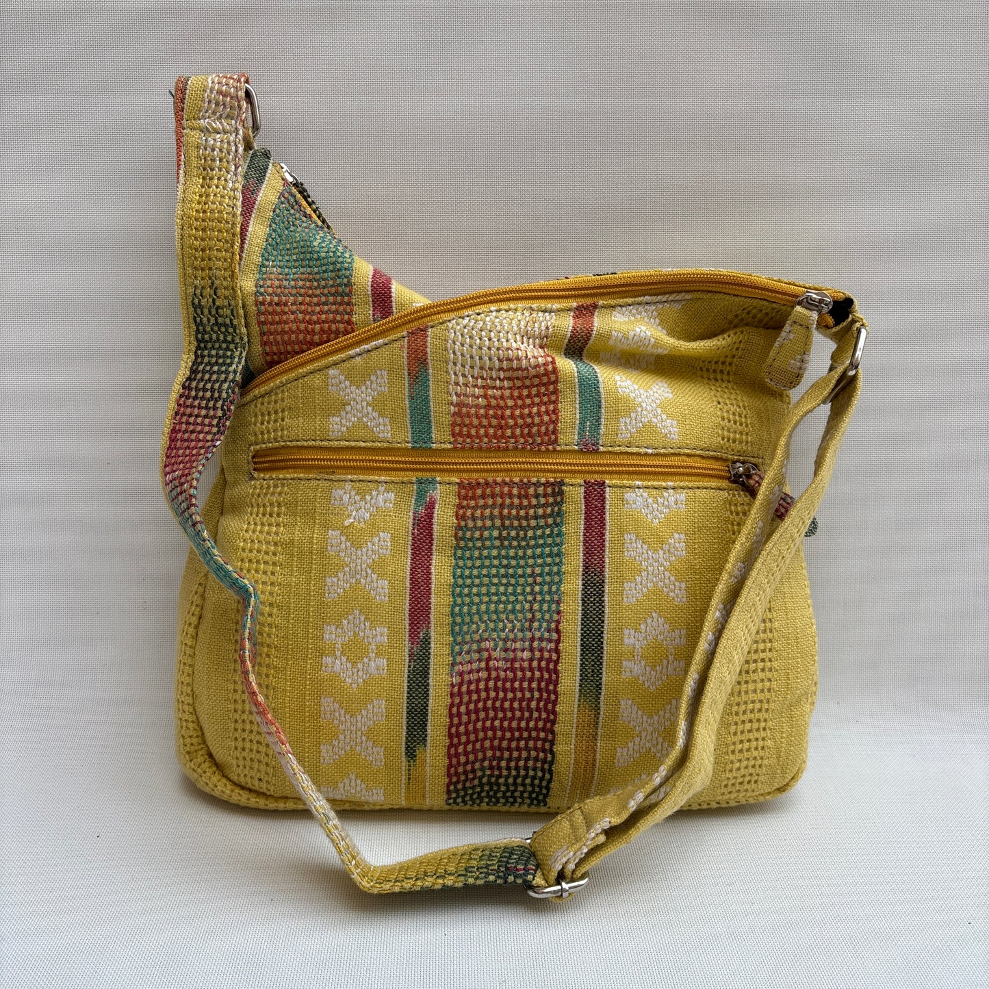 Bolso Bandolera Súper Caomka "Golden Nomad Sun" · Pieza Única Núm. 19041
