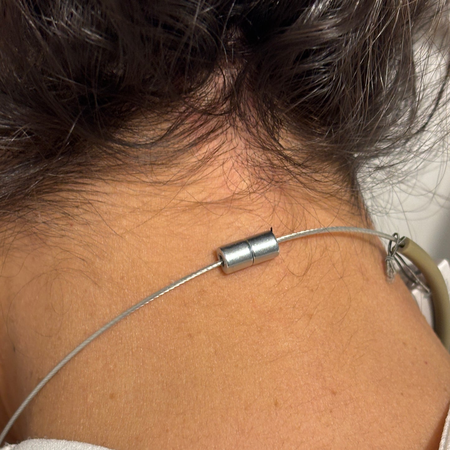 Conjunto con perlas de vidrio de Murano MAREA NORD · Jolly Venezia × Caomka. Color BEIGE/MARFIL/PLATA