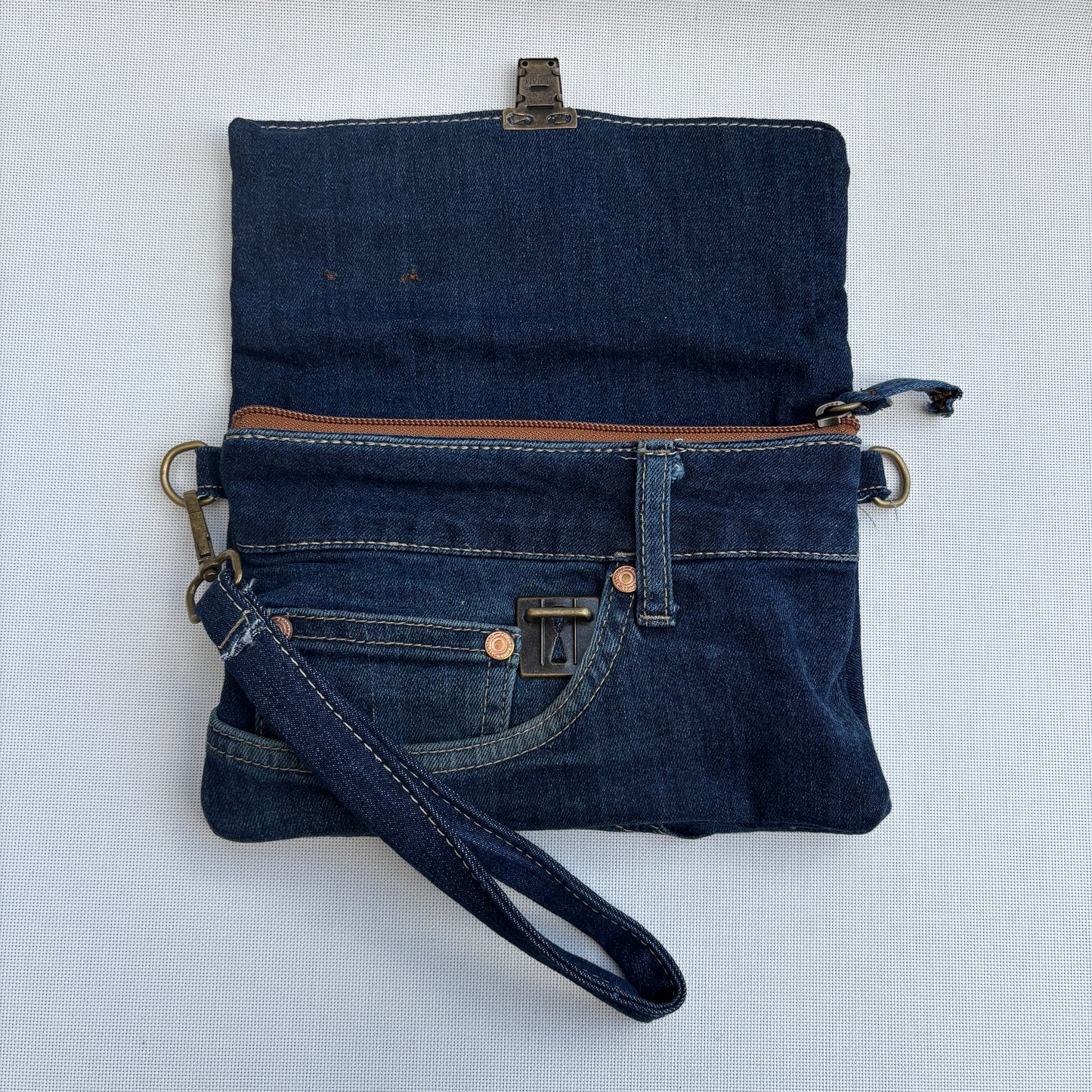 Riñonera NANO multifunción ♻️ Jeans Recycled ♻️ · Pieza Única Núm. 17606