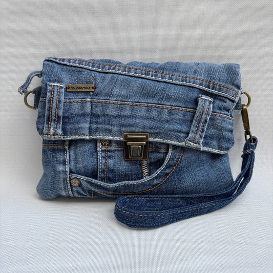 Riñonera NANO multifunción ♻️ Jeans Recycled ♻️ · Pieza Única Núm. 17619