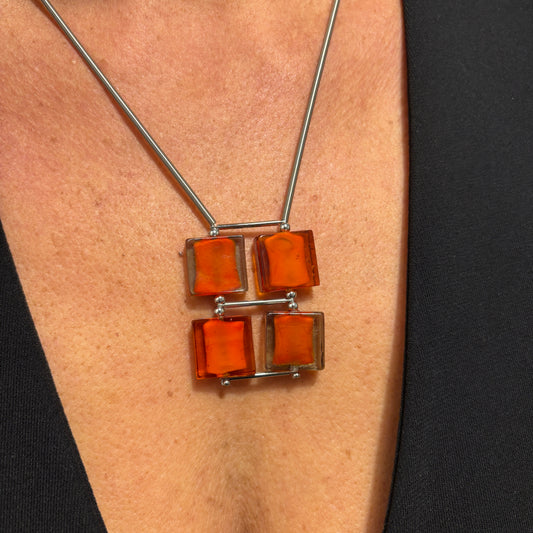 Conjunto con perlas de vidrio de Murano Ámbar Quattro · Jolly Venezia × Caomka