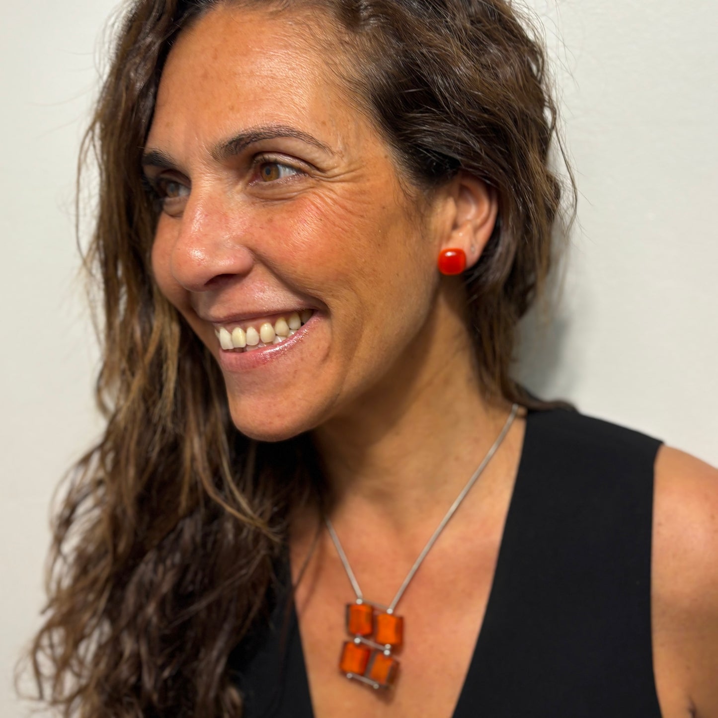 Conjunto con perlas de vidrio de Murano Ámbar Quattro · Jolly Venezia × Caomka